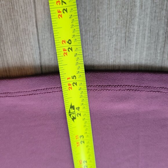 Collen Lopez Womens Mauve Asymmetrical Top With Shoulder Tie Size S - Picture 4 of 6